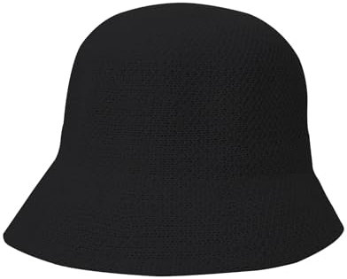 MILAKOO Mesh Woven Crochet Eimer Hut für Strand Floppy Stroh Cloche Sonnenhut für Frühling Sommer Cap