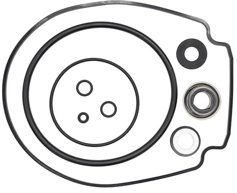 Koatukys O-Ring Rebuild Repair Kit for Pentair WhisperFlo IntelliFlo Pool Pump Seal Gasket, Include Impeller Gasket, PS-1000 Shaft Seal, Drain Plug/Lid/Diffuser O-Rings, Fits Built 2-1-2008 and Later