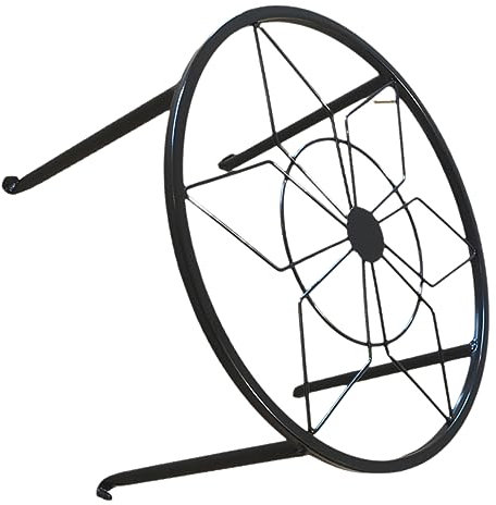 Parliky Soporte De Metal para De Rústico Estante para De Interior y Exterior Decoración para y Salas Diseño Elegante y Negro