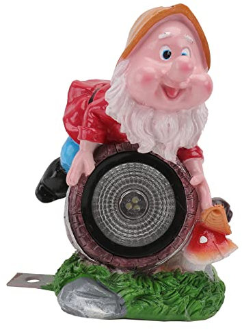 Mipcase Lampe Solaire Led Décoration De Jardin Champignon Forme De Dessin Animé Lampe Étanche Projecteur Solaire