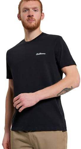 Ben Sherman Big Size Signature Short Sleeve T-Shirt for Men in Black, 4XL