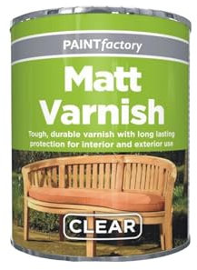 PEBBLE HUG Varnish Matt Finish, DIY Enthusiasts, Easy to Apply, Ideal for Wood, Metal, Home Décor, Furniture, Perfect for Both Indoor and Outdoor, Quick Drying, 300ml, (1Pcs)
