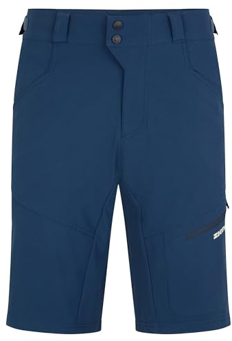 Ziener Herren NELAT X-Function Fahrrad-Shorts mit Innenhose - Mountainbike/Outdoor/Freizeit - atmungsaktiv,schnelltrocknend,gepolstert, hale Navy, 56
