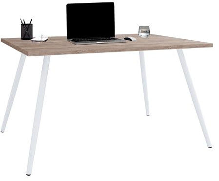 VCM Schreibtisch Computertisch Bürotisch Skandanivischer Retro Look Salia 160x80 cm