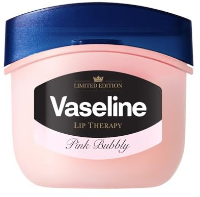 Vaseline Lip Therapy Pink Bubbly | Bálsamo labial nutritivo para una hidratación óptima con un color burbujeante rosa | Pink Bubbly (1 PC))