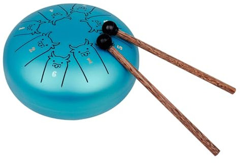 ERINGOGO Tongue Drum Aus Mit Einzigartigem Design Tragbares Percussion-instrument Für Erwachsene Für Musikpädagogik Meditation Und Yoga