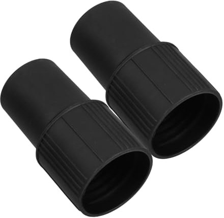 OUNONA 2 Stück Schlauchverbinder klare Vakuumdüse Vakuumschlauch Staubsauger Verlängerungsschlauch Adapter für Staubsaugerschlauch Nasssauger Staubsaugerrohre Abs Black