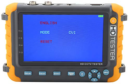 Akozon Artikeltitel 5 Zoll 5 MP 4-in-1 CCTV-Überwachungskamera-Tester Tvi Ahd Cvi Cvbs Hd Koaxial mit DC12V-Ausgangsleistung PTZ-Steuerung und LED-Lichtschlüsselwörtern Überwachungstests Profe