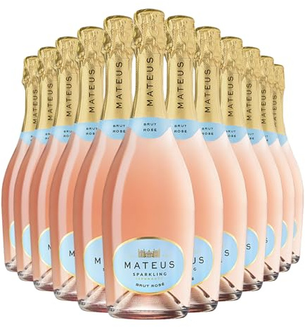 Mateus | Sparkling Brut Rosé 11.5% ABV | 12 x 75cl | Shows red apples, pears and raspberries, with a balanced finish for food pairing or relaxed serving.