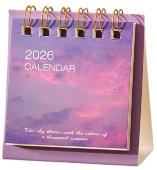 Schreibtischkalender 2026 - Monatsplaner, Tischaufsteller, Büroorganisation