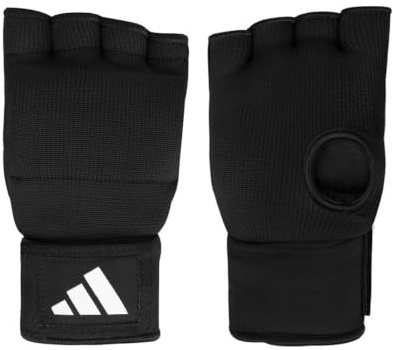 adidas Boxing Hand Wraps Inner Gloves, Mitts, Padded Fist Protection, Wrist Support. Great For MMA Bag Workouts, Muay Thai, Kickboxing, Sparring, Punching, Men, Women and Kids