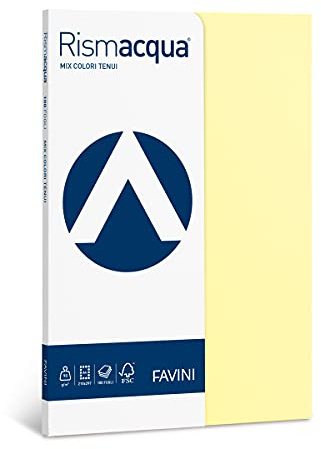 Favini Rismacqua Small Mix Assorted Colours A4 100 Blatt 90 g/m² Multicolour