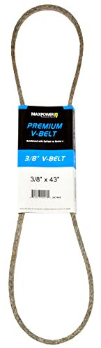 MAXPOWER Keilriemen 347448, Kevlar verstärkt, 3/8 x 43 - 3L430 - Aussenlänge L(a) 1095 mm.