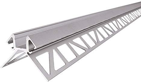 Reprofil LED Profil EV-02-08 Fliesen-Profil, Ecke außen für 8-9,3 mm LED Stripes, 2500 mm, aluminium eloxiert 975351