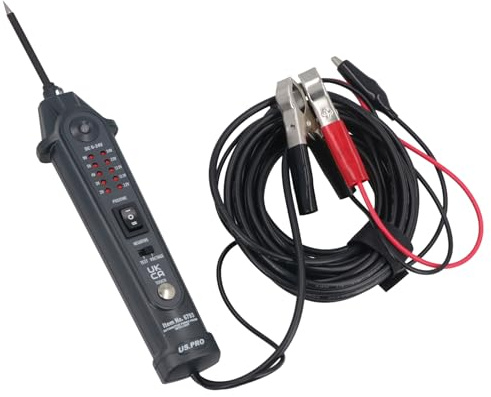 AB Tools Automotive Power Probe with Light Continuity Polarity Circuit Tester 6-24 Volts