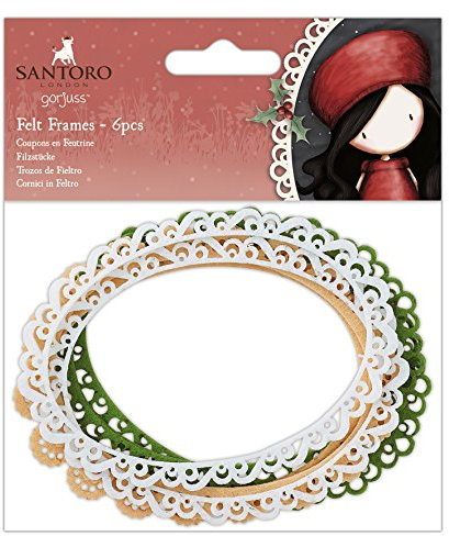 Santoro Gorjuss GOR 358900 Scrapbooking-Verzierungen, Silber, Multi, Einheitsgröße