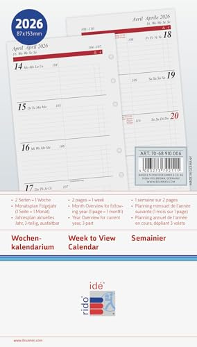 rido/idé Wochenkalendarium Timing special '26 | A6