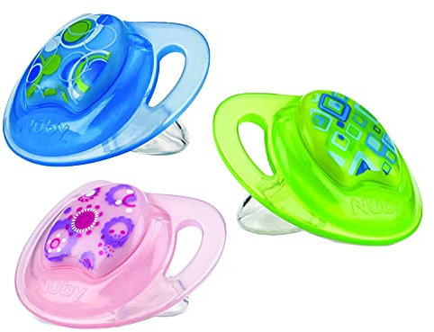 Prima PP kiefergerechte Schnuller mit Massagebeutel, BPA-frei, ungiftig, Unisex, für Babys, Mädchen, Jungen, 6-18 Monate