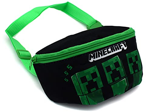 Minecraft Bauchtasche in verschiedenen Farben mit größenverstellbaren Gurt