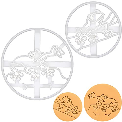 Set de 2 emporte-pièces Grenouille, 2 pièces