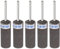 sourcing map Lot de 5 rouleaux de papier abrasif grain 600 2,35 mm tige de ponçage manchons cylindrique tête de meulage pour le travail du bois, du verre, du métal