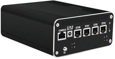 HUNSN Micro Firewall Appliance, Mini PC, VPN, Router PC, Raptor Lake U300E, RJ52f, 4 x 2.5GbE I226-V, 2 x HDMI, DP++, 10Gbps Type-C for data/DP, Barebone, NO RAM, NO Storage, NO System