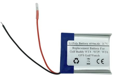 400mAh 3.7V Replacement Battery For Golf Buddy WT3 / WT5 / WT6 GPS Golf Watch
