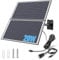 Xega Pannello Solare 20W per Batteria di Telecamere di Sorveglianza da Esterno, Interfaccia Type-C, Connessione con Cavo 3 metri, Nero