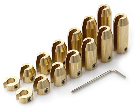 Shkalacar Paquete de 14 pesos de equilibrio de radios de rueda de latón para motocicleta, kits de repuesto de pesas de equilibrio para bicicleta