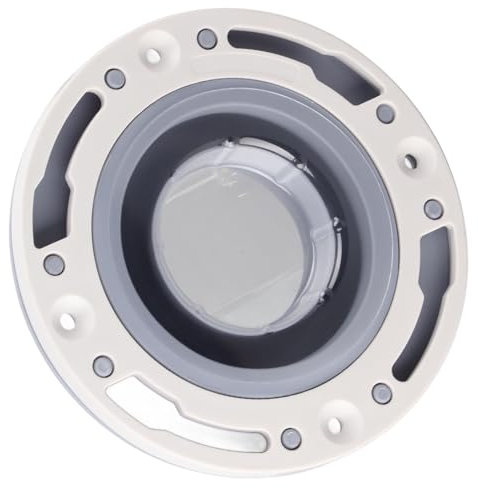 Universal Toilet Flange Replacement Kit, Silicone and ABS Gray Toilet Flange for 4in 5in Pipes, Easy to Install for DIY Projects, 9.1oz