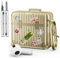 VISOOM Kompatibel mit Airpods 3 Hülle mit Reinigungsset Stoßfeste Suitcase Schutzhülle Weiches TPU AirPods 3rd Generation Case Cover mit Karabiner [Kabelloses Laden],Gold