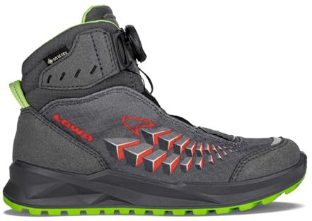 LOWA Stiefel mittel FERROX GTX MID JR anthrazit/limone, 25