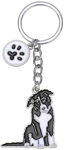 WEWAYSMILE Welpe Schlüsselanhänger, Hunde Schlüsselanhänger, Niedlicher Welpe-Schlüsselanhänger, Für Dekor Auto Schlüsselanhänger Tag Personalisierte Geschenk, Länge: 3.98 Zoll/10.1 cm