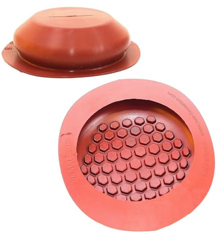 Maé - Moule Galet Nid d'Abeille - Silicone Alimentaire Premium Anti-Adhérent - Souple, Démoulage Facile et Net - Résistant Températures -45°C / +280°C - 764 ml