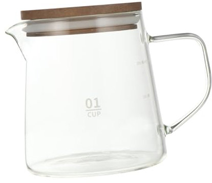 Alipis Jarra De Vidrio Transparente Cafetera Lechera Tetera Hervidor De Vidrio Multiusos