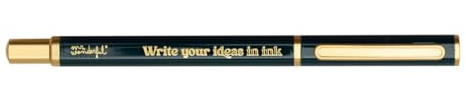 Mr. Wonderful - Boli - Write your ideas in Ink - Kugelschreiber aus Metall - Kugelschreiber mit blauer Tinte