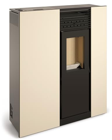 TJ - Estufa de pellets de Pasillo Modelo Virgo (BLANCO, 8 kW)