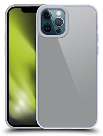Head Case Designs Schwarz Blockfarben Softgelhülle Kompatibel Mit Apple iPhone 12 Pro Max Und Kompatibel Mit Magsafe Zubehör