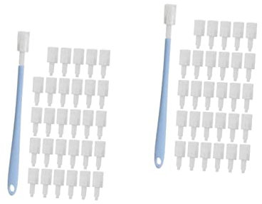 minkissy 2sets Toilet Brush Tile Cleaning Brush Hygienic Long Handle Home Supply