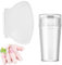 Generisch Nagelstempel-Set | Nagelstempel mit Schaber | Transparentes sichtbares Körpernagelstempel-Kit mit Schutzhülle | Weiches und elastisches Nagelstempel-Kit