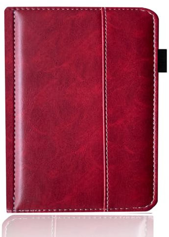 Etui pour Kobo Aura HD N204B, PU Cuir Housse Etui Coque pour Kobo Aura HD N204B (Rouge)