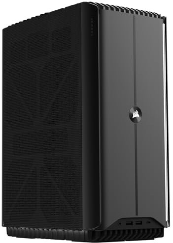 Corsair ONE i600 Gaming PC – Liquid Cooled Intel® Core™ Ultra 9 285K CPU – Liquid Cooled NVIDIA® GeForce RTX™ 5080 GPU – 64GB VENGEANCE DDR5 Memory – 2+2TB M.2 SSD – Metal Dark