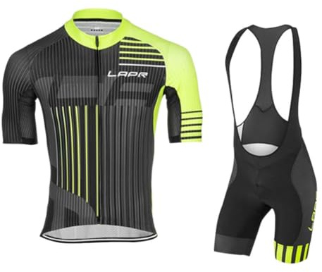 YOUCAI Rennrad Trikot Herren Set, Fahrradtrikot Kurzarm T Shirt Radsport Radhose Atmungsaktiv Und Schnelltrocknend Fahrradbekleidung