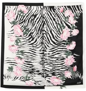liu jo Art 2F5084 T0300 Damen Schal, schwarz Zebra, One size