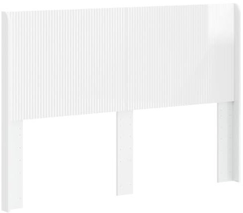 vidaXL Kopfteil PB, Bettkopfteil, modernes Design, rechteckig, senkrechte Leisten, Holz, minimalistisches Möbelstück