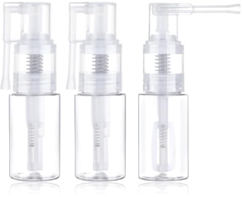 CTRLZS 3Pcs Glitter Duster Sprayer, 35ml Transparent Glitter Duster Sprayer Bottle, Dry Powder -Bottle Empty