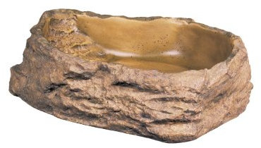 Exo Terra Water Dish, Wasserschale, Wassernapf, im Felsdekor, fuer Terrarien, gross