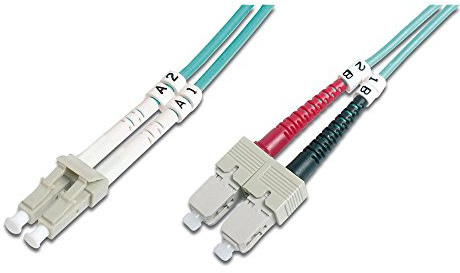 DIGITUS Professional DK-2532-10/3 LWL Patchkabel LC-Duplex-SC-Duplex OM3, 10m