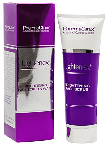 PharmaClinix Lightenex Brightening Face Scrub and Wash, 250 g