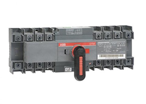 Lastumschalter m. Mot. 4-polig 63A m. Gr ABB OTM63F4CMA230V